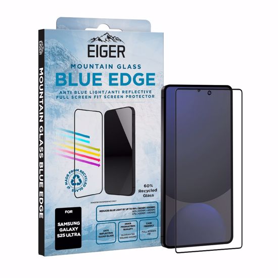 Picture of Eiger Eiger Mountain Blue EDGE Screen Protector GRS for Samsung S25 Ultra