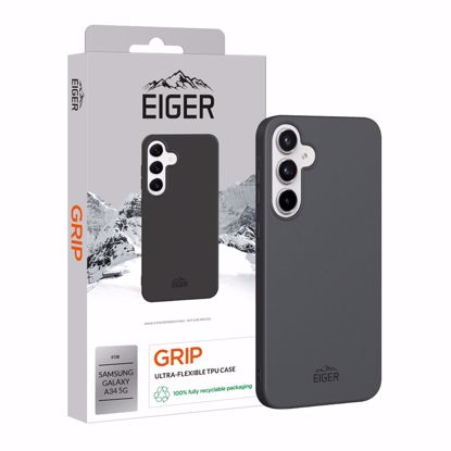 Picture of Eiger Eiger Grip Case for Samsung Galaxy A34 5G in Black